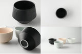 Yamatsu Kiln (Minoyaki, Gifu): Minimalist Frustum Sencha Cup, Black