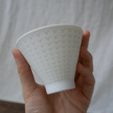 Yamani - Miyama Tableware: Chahaku Morning Glory Tea Cup - Gyokuro Green - Yunomi.life