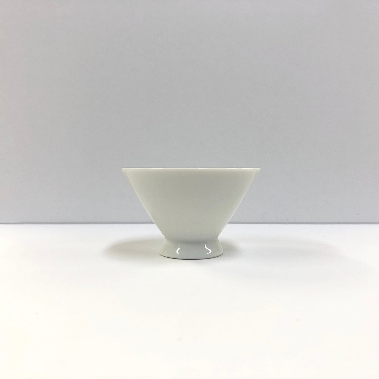 Yamatane: Tea Professional's White Porcelain Tea Cup - Asagao - Yunomi.life