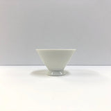 Yamatane: Tea Professional's White Porcelain Tea Cup - Asagao - Yunomi.life