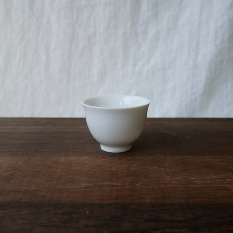 Yamatane: Tea Professional's White Porcelain Tea Cup - Small - Yunomi.life