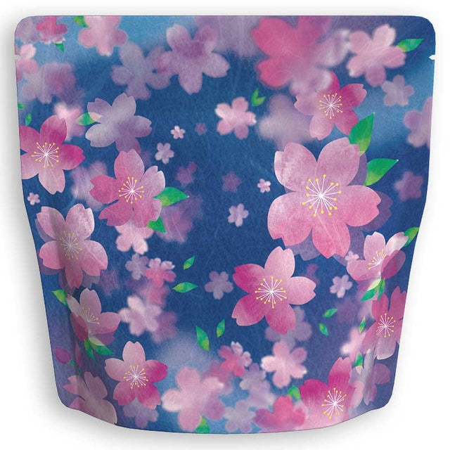 Yoshimura Pack 10131 Resealable Washi Paper Bag Sakura In The Dark 夜桜 - Yunomi.life